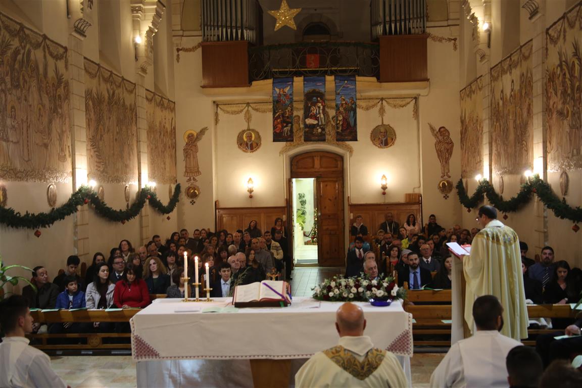 Christmas Midnight Mass Celebrated at Chapel - Bethlehem University