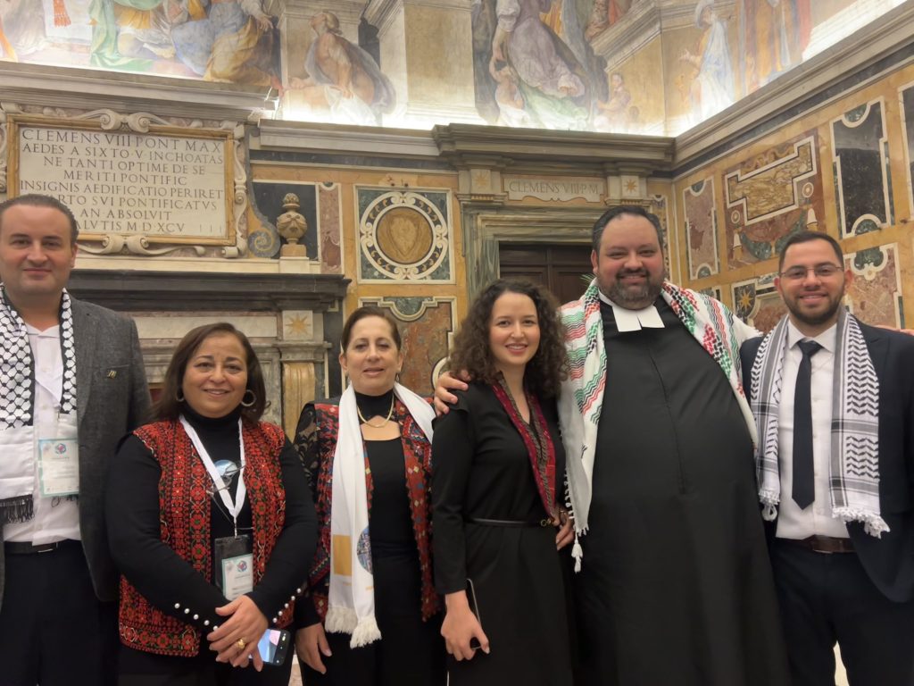 Bethlehem University Delegation Honored by Pope Francis for Service-Learning Excellence