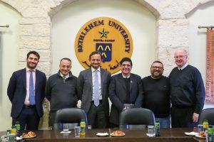 Consul General of Italy Visits Bethlehem University to Strengthen Cooperation